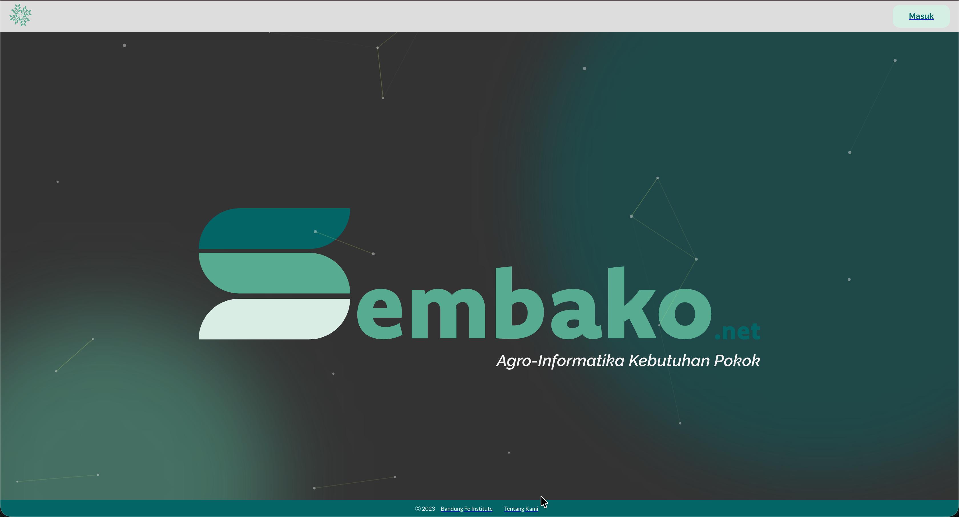 Sembako.Net agro intelligence platform